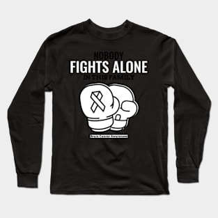 Brain Cancer Awareness Long Sleeve T-Shirt